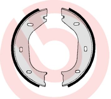Obrázok Sada brzd. čeľustí parkov. brzdy BREMBO  S06505