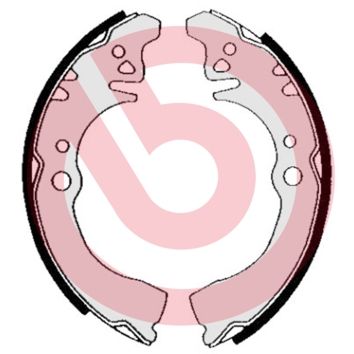 Obrázok Sada brzdových čeľustí BREMBO  S16506