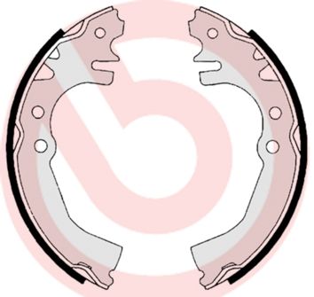 Obrázok Sada brzdových čeľustí BREMBO  S16513