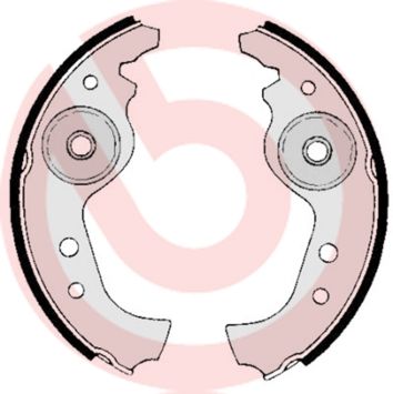 Obrázok Sada brzdových čeľustí BREMBO  S23501