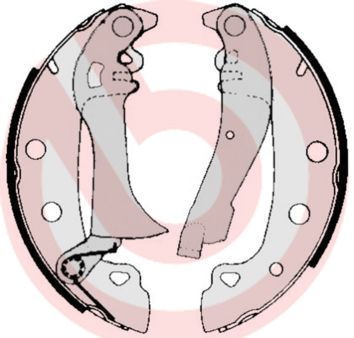 Obrázok Sada brzdových čeľustí BREMBO  S23503