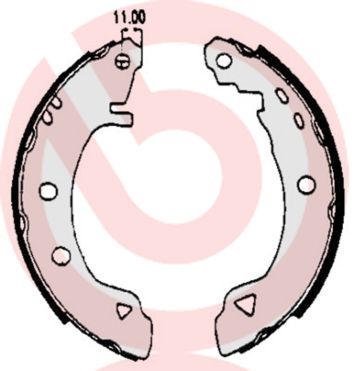 Obrázok Sada brzdových čeľustí BREMBO  S23508