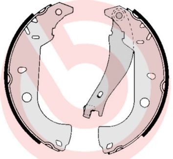 Obrázok Sada brzdových čeľustí BREMBO  S23511
