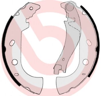Obrázok Sada brzdových čeľustí BREMBO  S23514