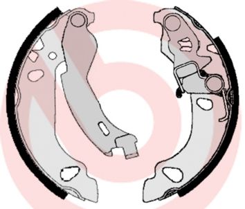 Obrázok Sada brzdových čeľustí BREMBO  S23522