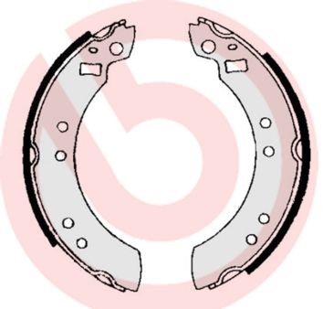 Obrázok Sada brzdových čeľustí BREMBO  S24501