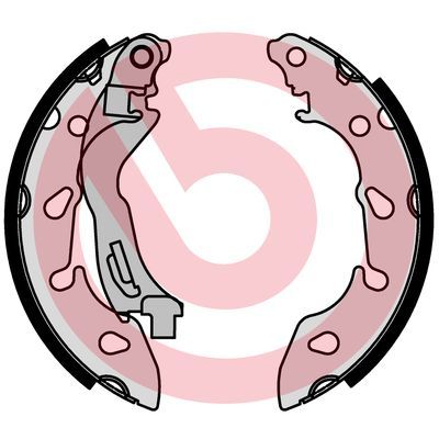 Obrázok Sada brzdových čeľustí BREMBO  S24553
