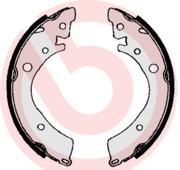 Obrázok Sada brzdových čeľustí BREMBO  S28502