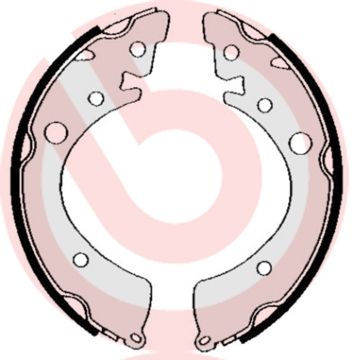 Obrázok Sada brzdových čeľustí BREMBO  S28504