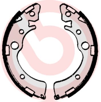 Obrázok Sada brzdových čeľustí BREMBO  S28509