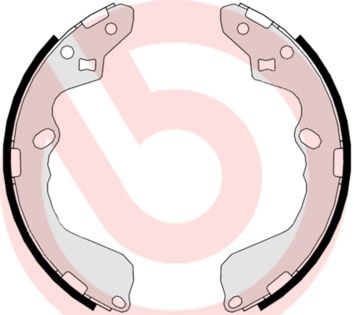 Obrázok Sada brzdových čeľustí BREMBO  S30508