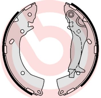 Obrázok Sada brzdových čeľustí BREMBO  S30519
