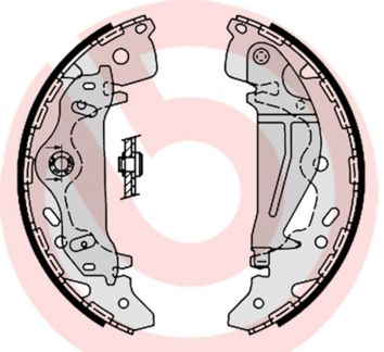 Obrázok Sada brzdových čeľustí BREMBO  S30521