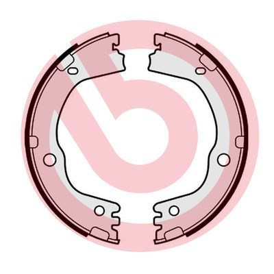 Obrázok Sada brzd. čeľustí parkov. brzdy BREMBO  S30543