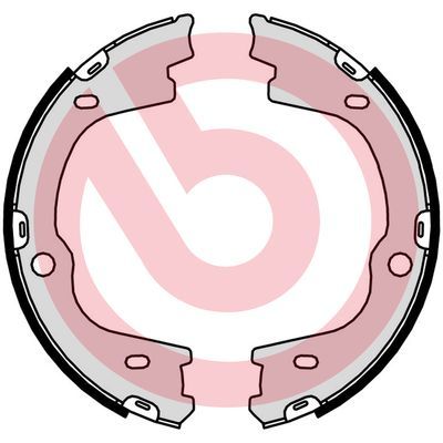 Obrázok Sada brzd. čeľustí parkov. brzdy BREMBO  S30544