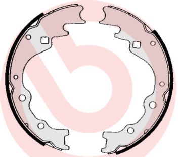 Obrázok Sada brzdových čeľustí BREMBO  S49514