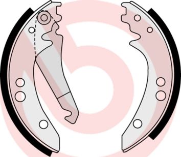 Obrázok Sada brzdových čeľustí BREMBO  S50514