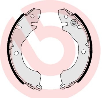 Obrázok Sada brzdových čeľustí BREMBO  S54505