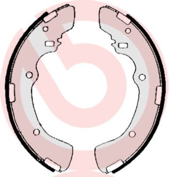 Obrázok Sada brzdových čeľustí BREMBO  S54511