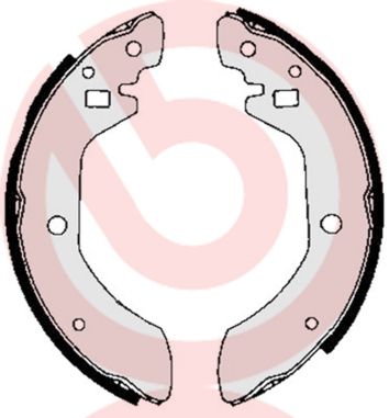 Obrázok Sada brzdových čeľustí BREMBO  S56501