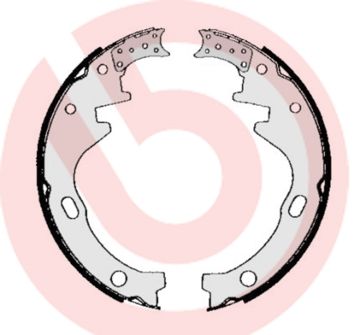 Obrázok Sada brzdových čeľustí BREMBO  S56521