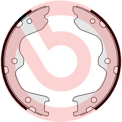 Obrázok Sada brzd. čeľustí parkov. brzdy BREMBO  S56544