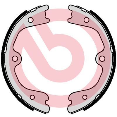 Obrázok Sada brzd. čeľustí parkov. brzdy BREMBO  S56552