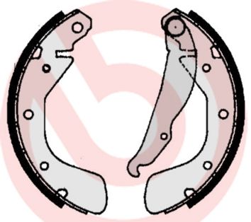 Obrázok Sada brzdových čeľustí BREMBO  S59511