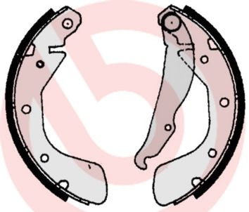 Obrázok Sada brzdových čeľustí BREMBO  S59513