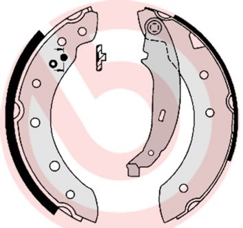Obrázok Sada brzdových čeľustí BREMBO  S61520
