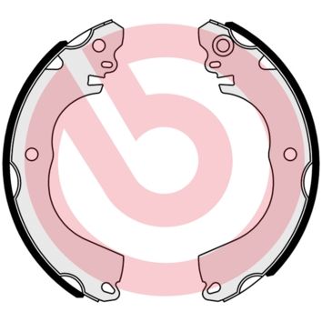 Obrázok Sada brzdových čeľustí BREMBO  S61543
