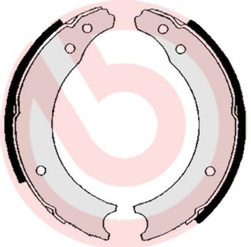 Obrázok Sada brzdových čeľustí BREMBO  S68502