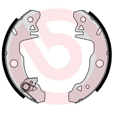 Obrázok Sada brzdových čeľustí BREMBO  S68509