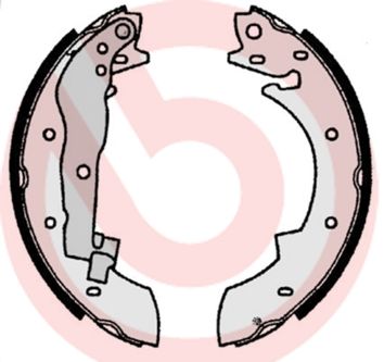 Obrázok Sada brzdových čeľustí BREMBO  S68540