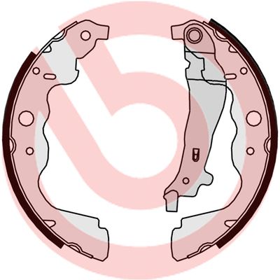 Obrázok Sada brzdových čeľustí BREMBO  S68546
