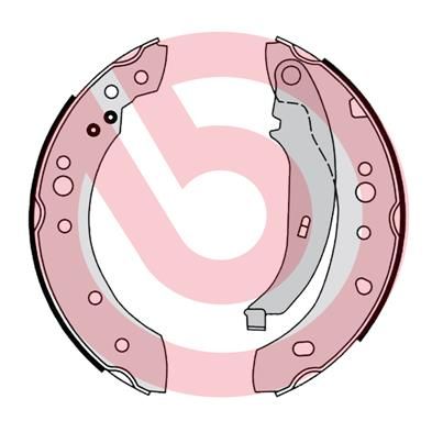 Obrázok Sada brzdových čeľustí BREMBO  S68547