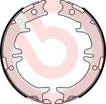 Obrázok Sada brzd. čeľustí parkov. brzdy BREMBO  S83542