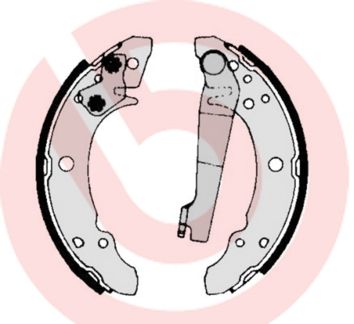 Obrázok Sada brzdových čeľustí BREMBO  S85507