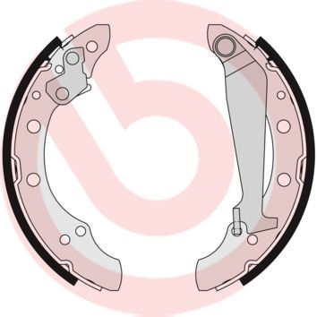 Obrázok Sada brzdových čeľustí BREMBO  S85511