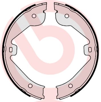 Obrázok Sada brzd. čeľustí parkov. brzdy BREMBO  S85536