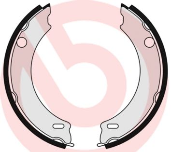 Obrázok Sada brzd. čeľustí parkov. brzdy BREMBO  S86508