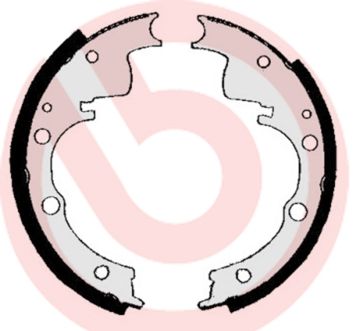 Obrázok Sada brzdových čeľustí BREMBO  SA6502
