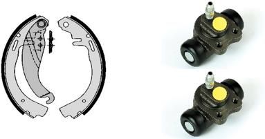 Obrázok Sada brzdových čeľustí BREMBO STANDARD KIT H59013