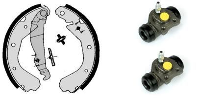 Obrázok Sada brzdových čeľustí BREMBO STANDARD KIT H59028