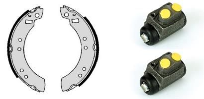 Obrázok Sada brzdových čeľustí BREMBO STANDARD KIT H86001