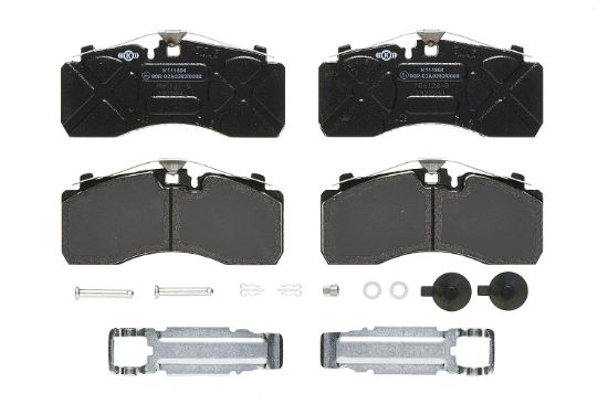 Obrázok Sada brzdových platničiek kotúčovej brzdy BREMBO  PA6128S