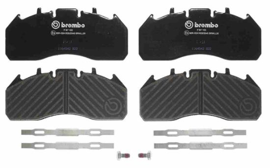 Obrázok Sada brzdových platničiek kotúčovej brzdy BREMBO  PB7103