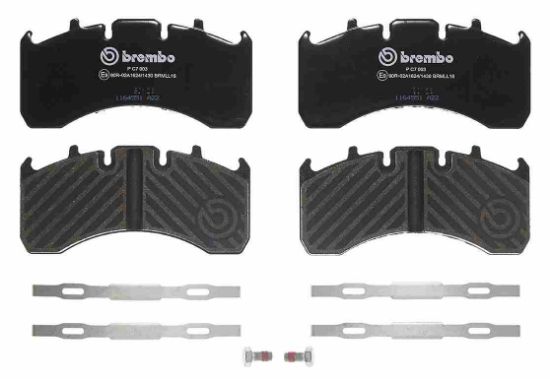 Obrázok Sada brzdových platničiek kotúčovej brzdy BREMBO  PC7003