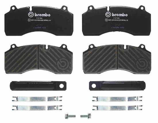 Obrázok Sada brzdových platničiek kotúčovej brzdy BREMBO  PC7004