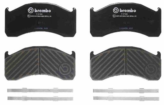 Obrázok Sada brzdových platničiek kotúčovej brzdy BREMBO  PC7005